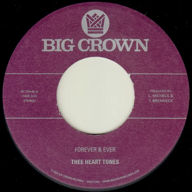 Thee Heart Tones Forever & Ever vinyle 45 tours soul