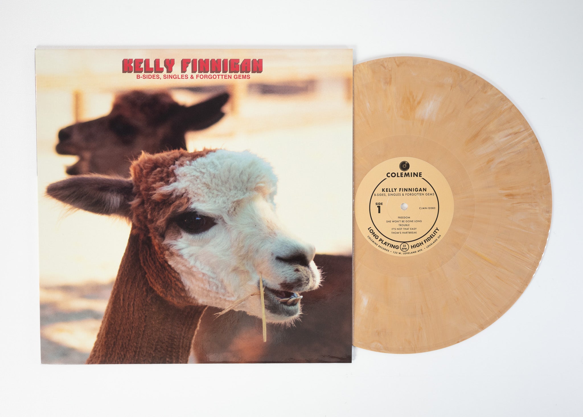 Kelly Finnigan B-Sides Singles LP vinyle rouge soul