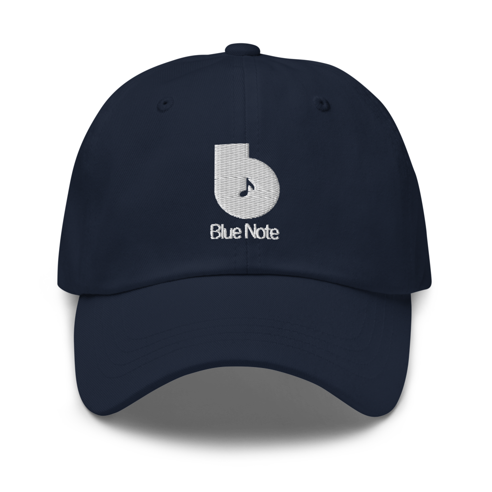 Blue Note B Logo casquette twill blanche brodée