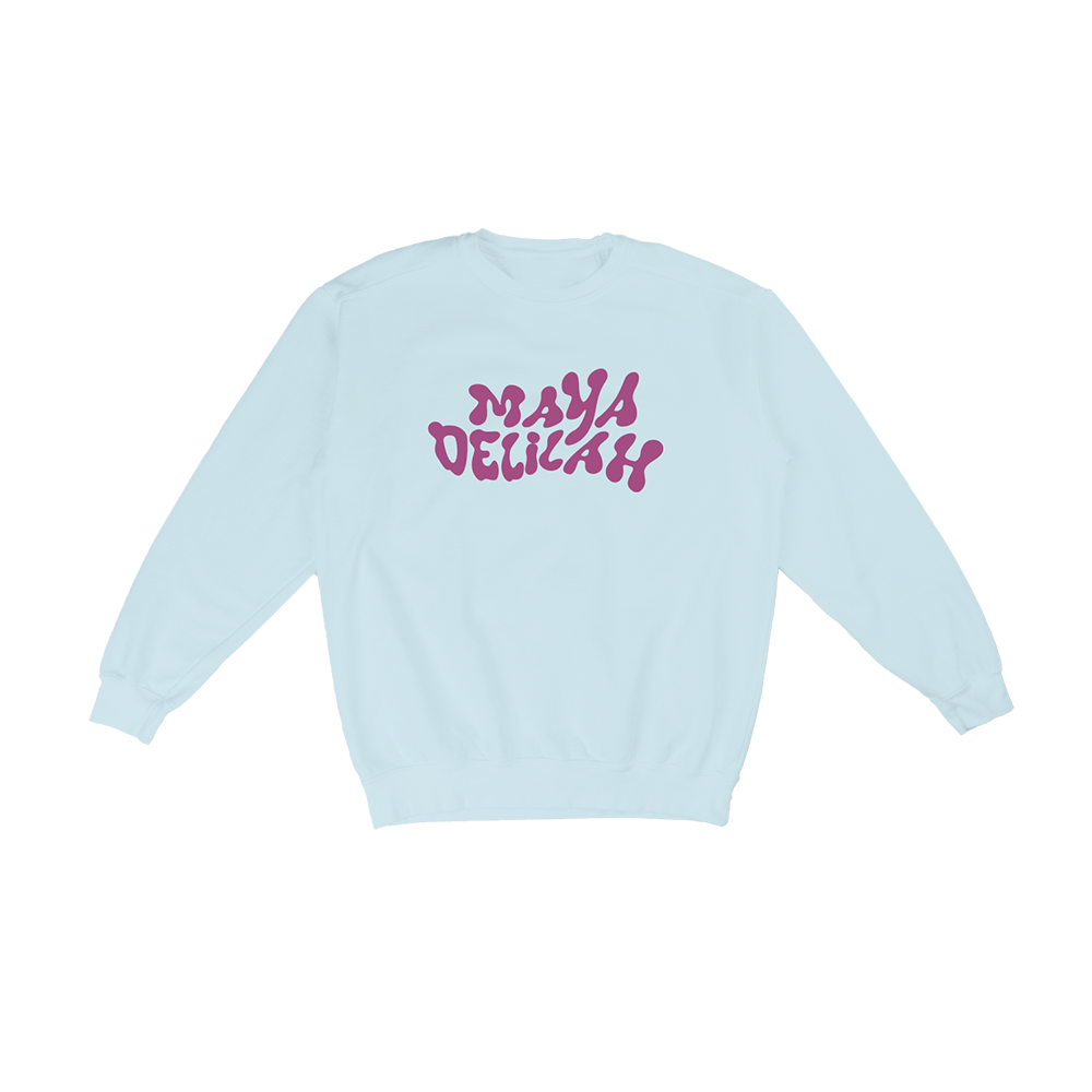 Blue Note Maya Delilah Logo Crewneck sweat chambray taille M
