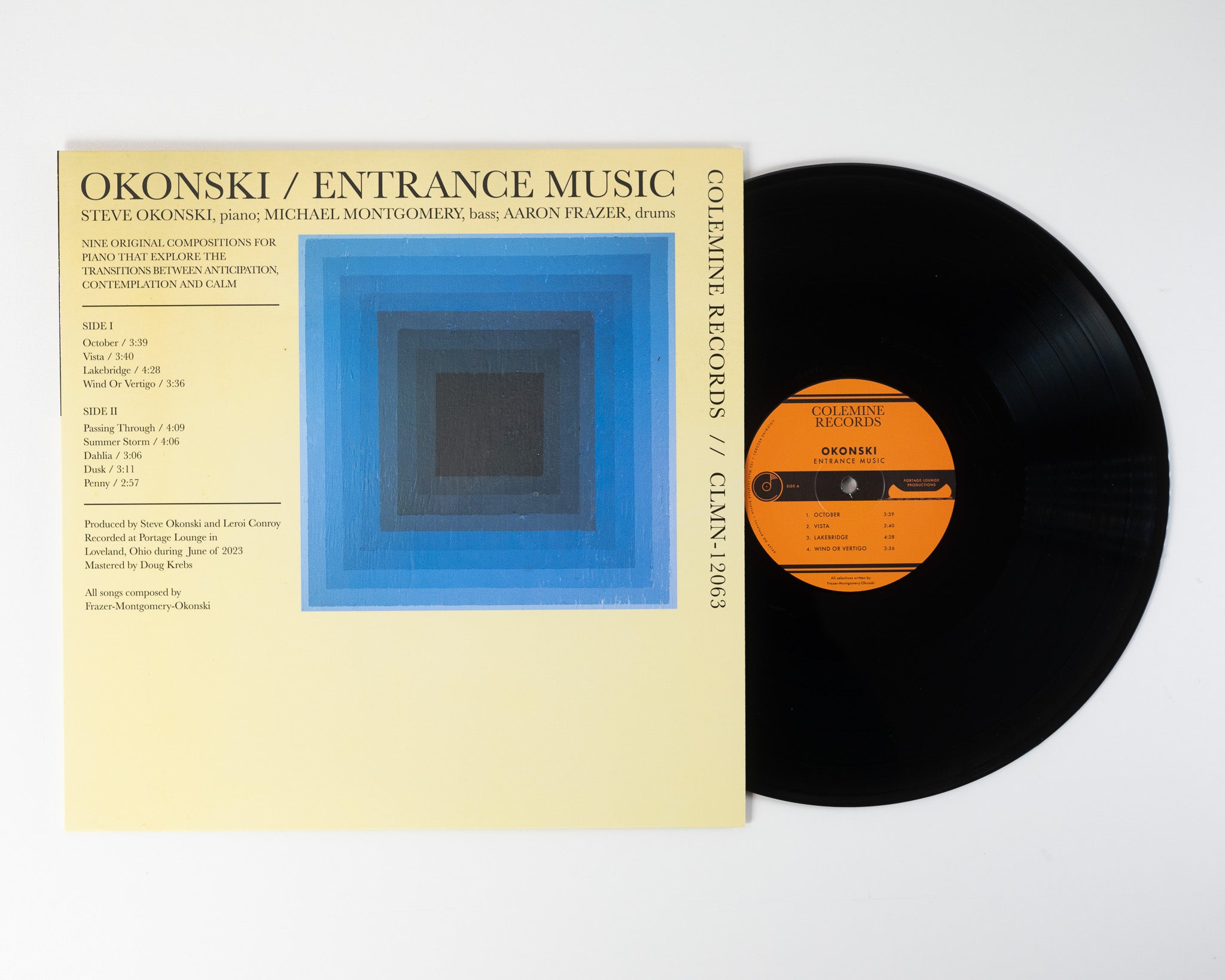 Okonski Entrance Music LP vinyle noir trio jazz