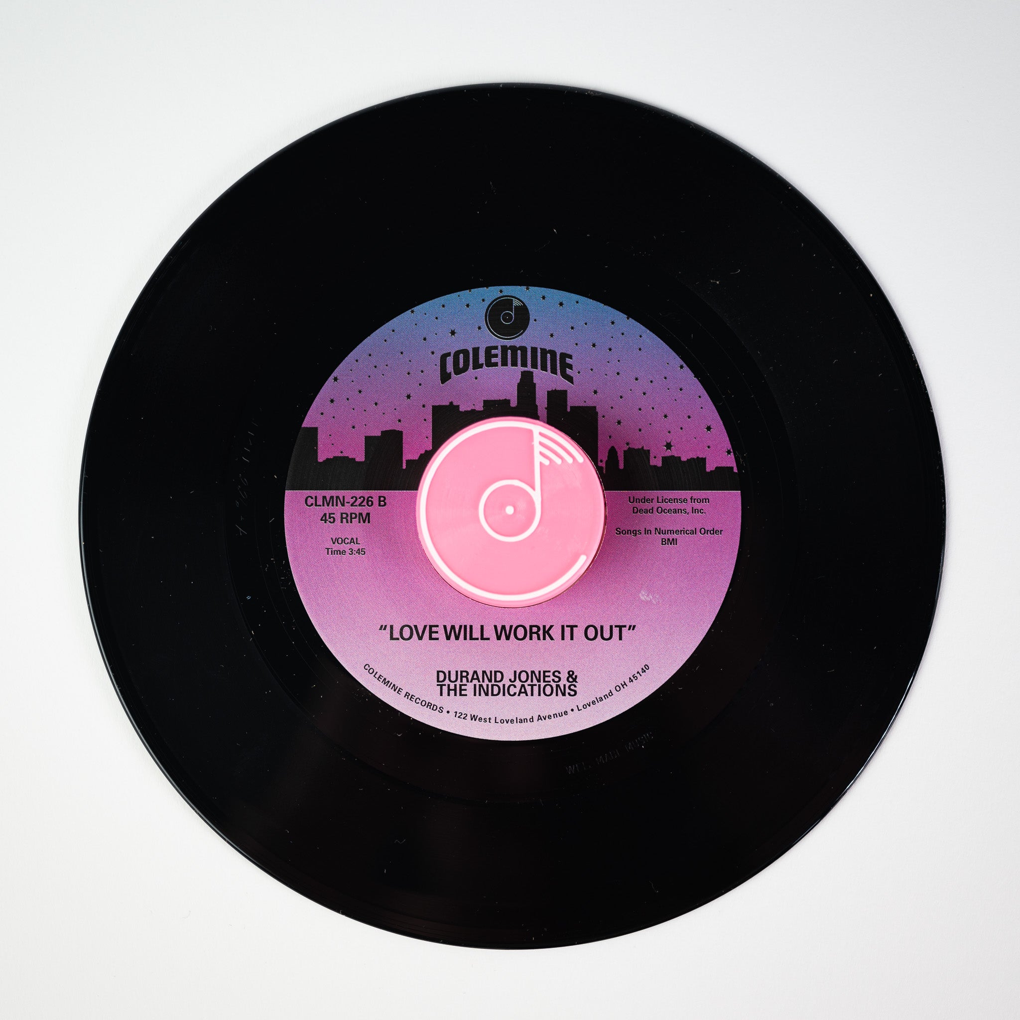 Durand Jones Witchoo 45 tours vinyle bleu vert