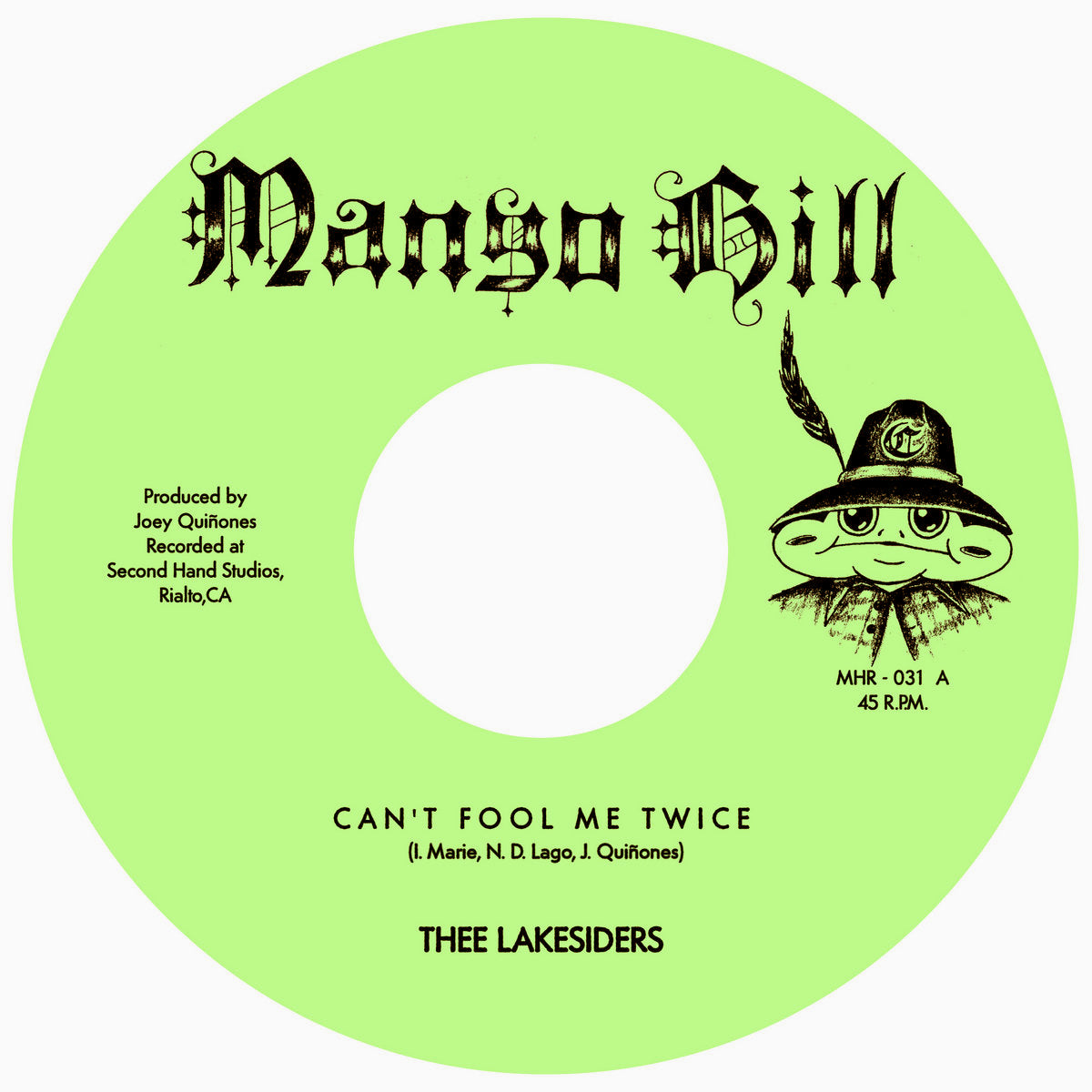 Thee Lakesiders Can’t Fool Me Twice 45 tours vinyle