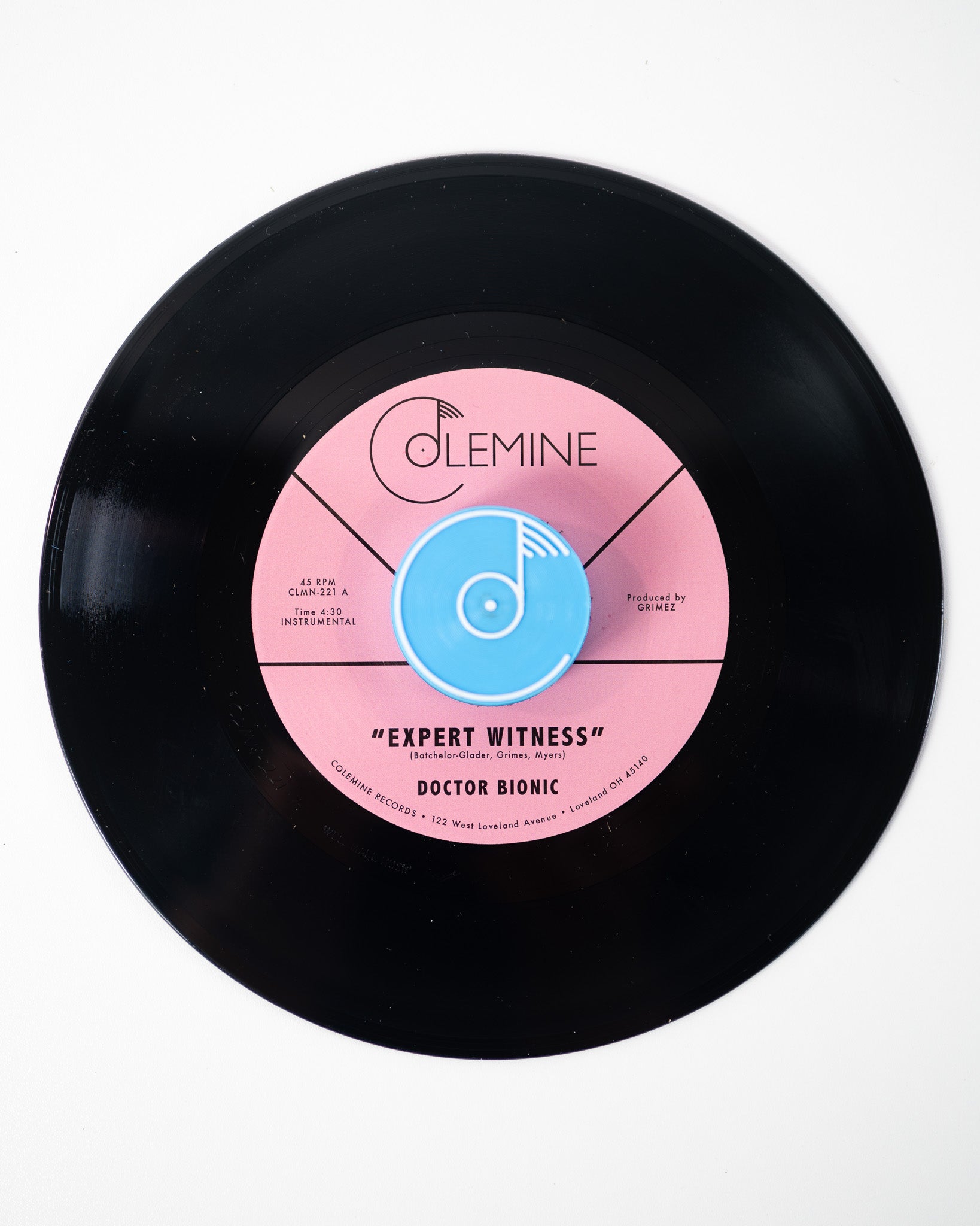 Colemine Doctor Bionic Expert Witness 45 tours vinyle violet