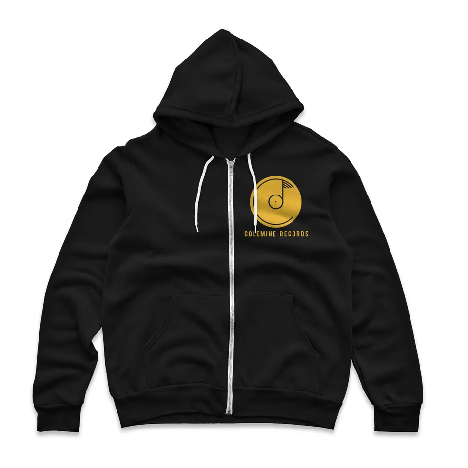 Colemine Logo Hoodie sweat zip noir coton