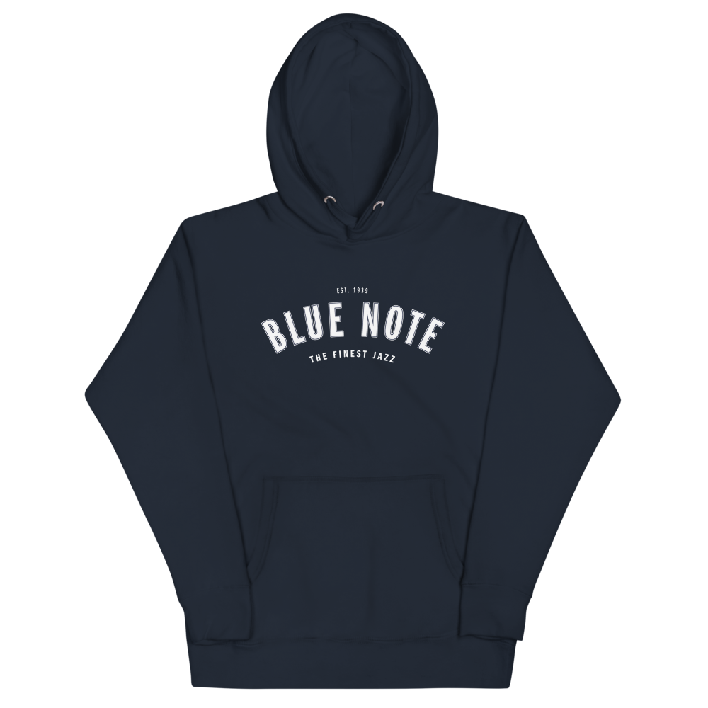 Blue Note Collegiate Hoodie Sweat Capuche Coton Unisexe