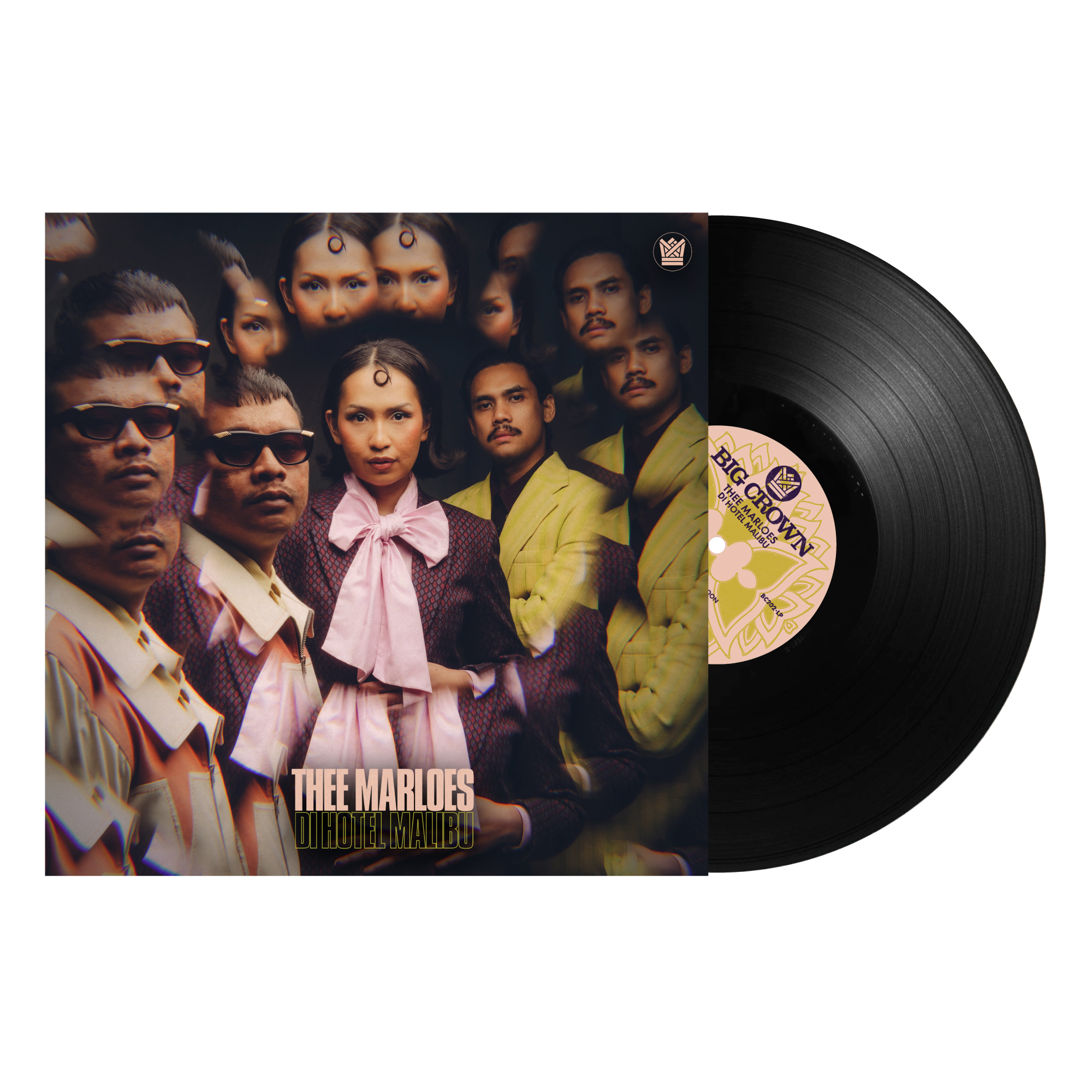 Big Crown Records Thee Marloes Malibu vinyle rose