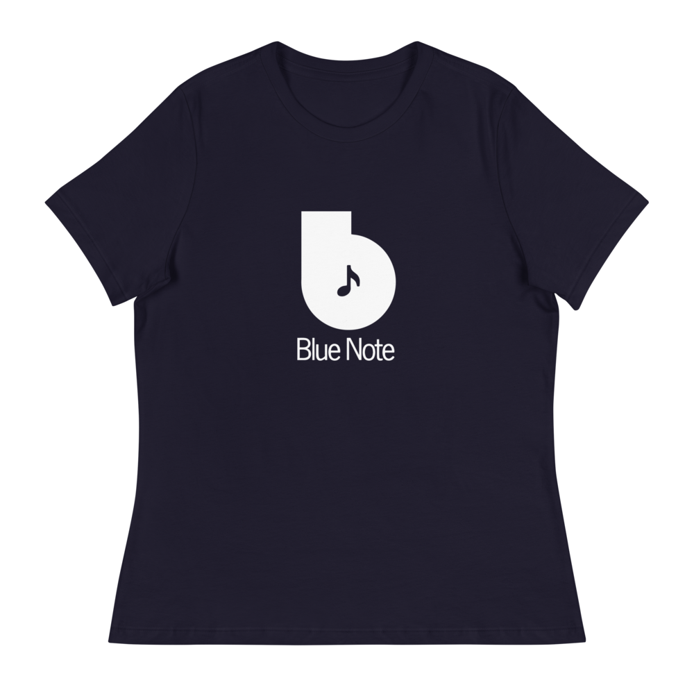 Blue Note T-shirt Femme Logo B gris coton taille M