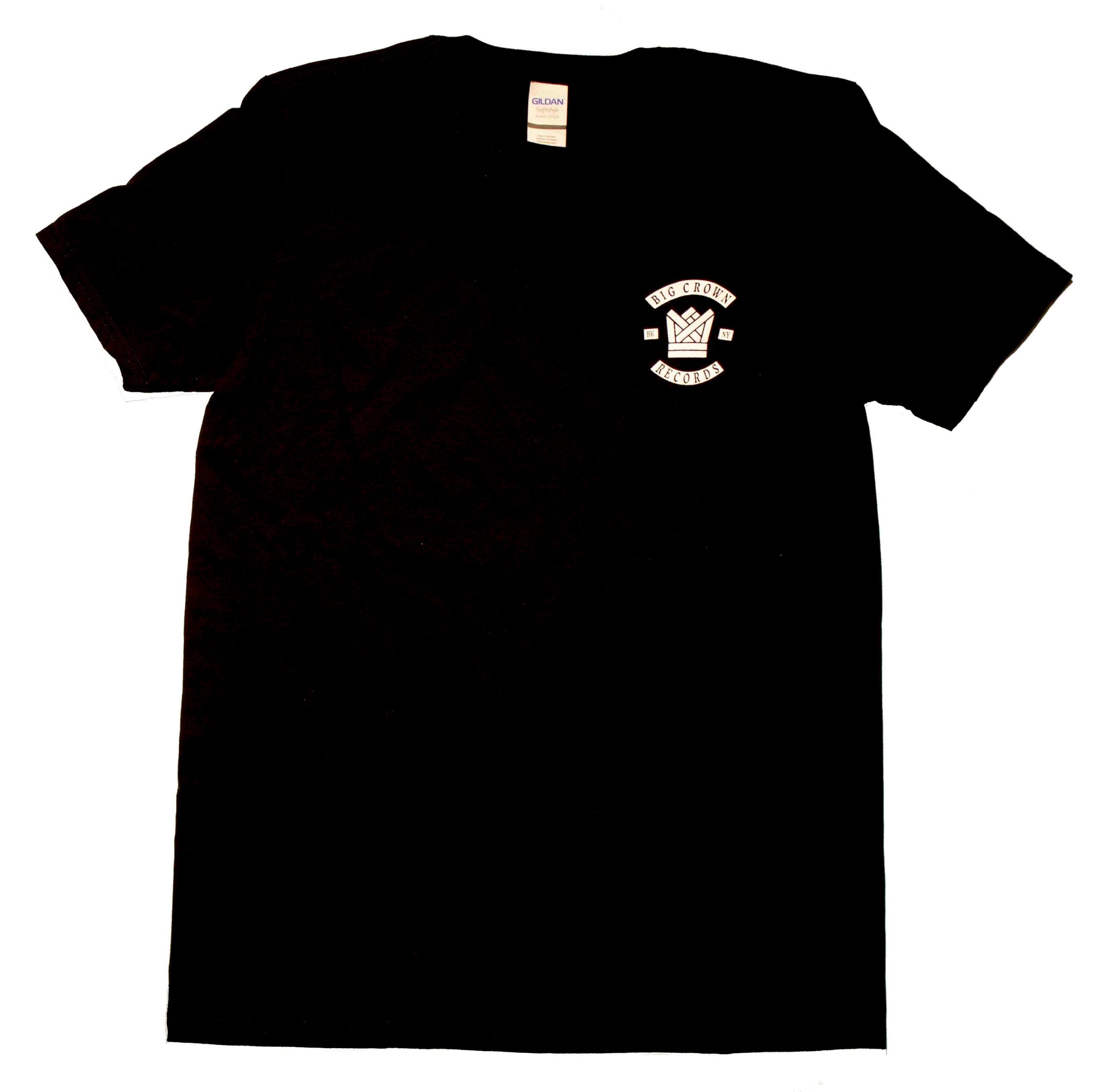 Big Crown Breast Logo t-shirt noir Gildan Softstyle