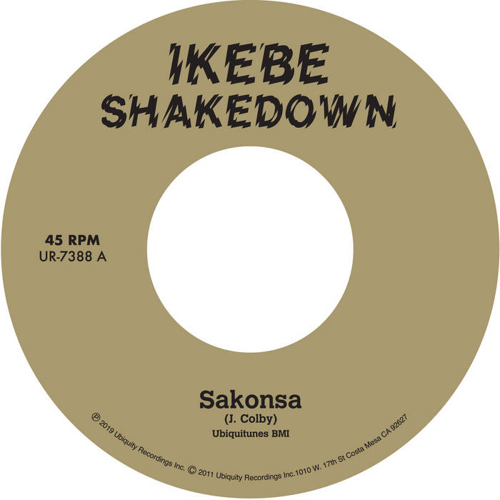 Ikebe Shakedown Sakonsa 45T vinyle afro funk soul
