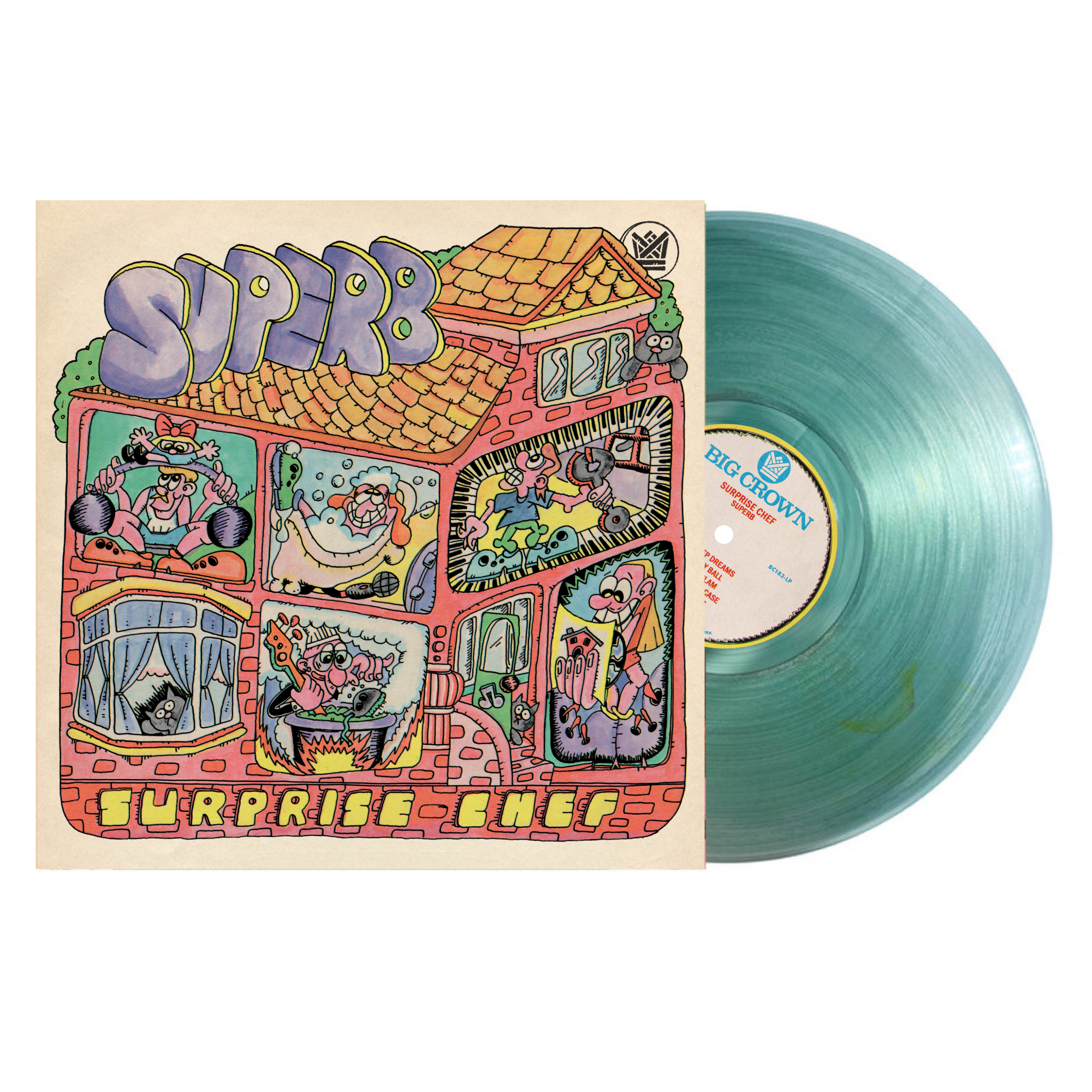 Surprise Chef Superb vinyle orange transparent