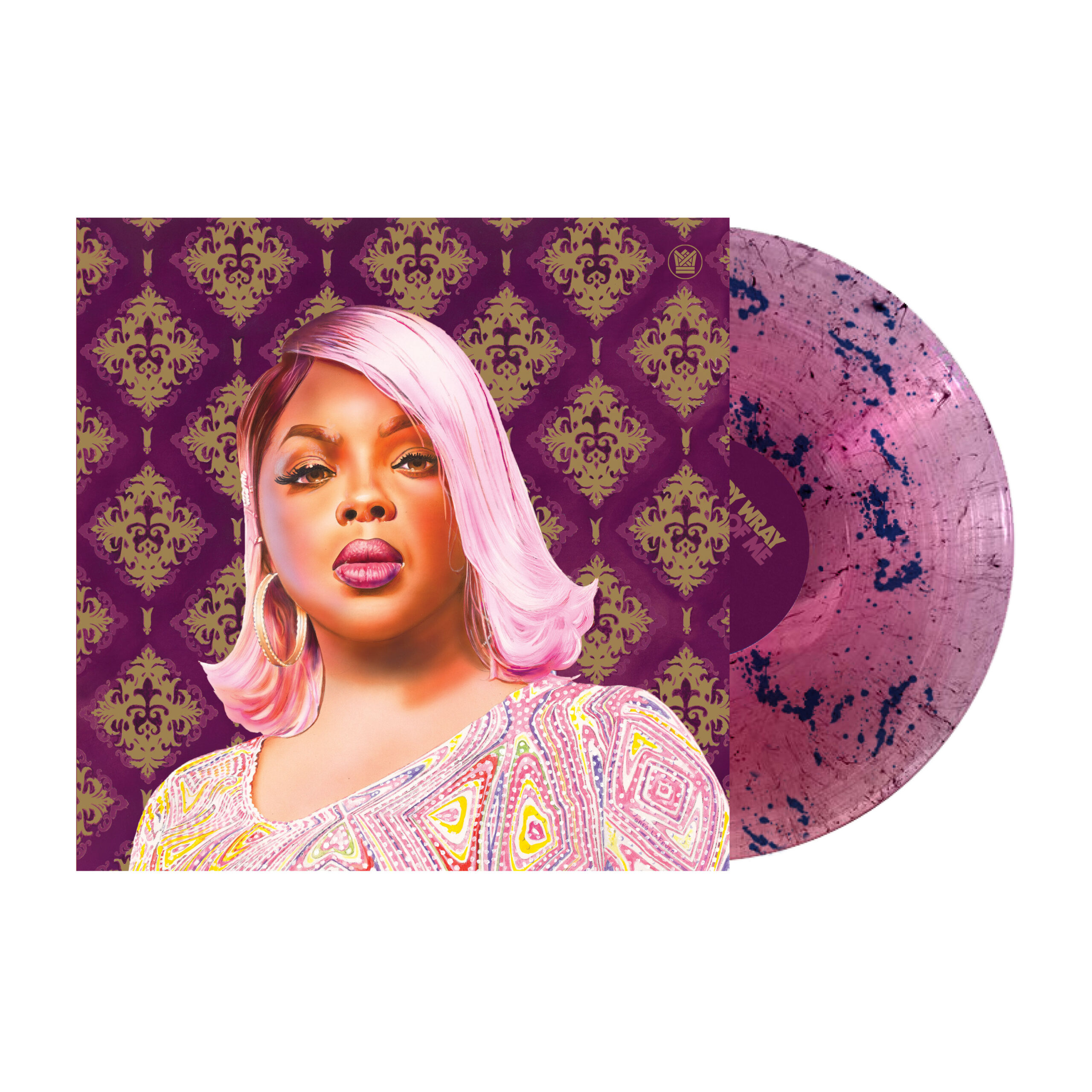 Lady Wray Piece Of Me vinyle splash rose violet