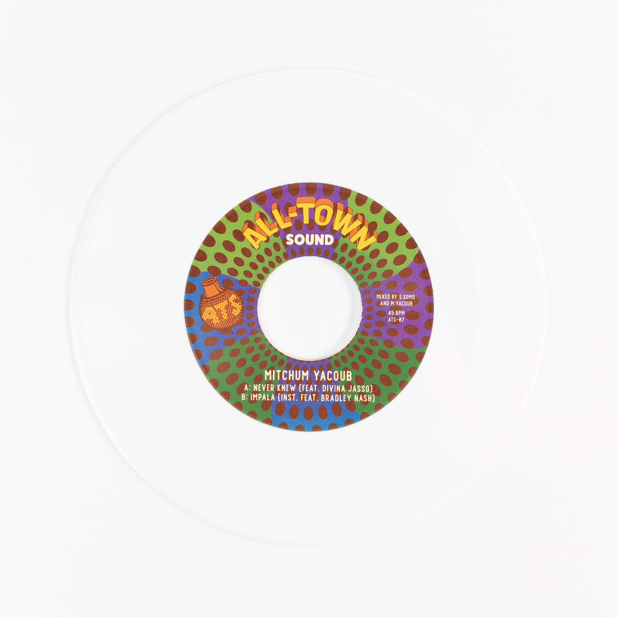 Mitchum Yacoub Never Knew vinyle 45 noir soul