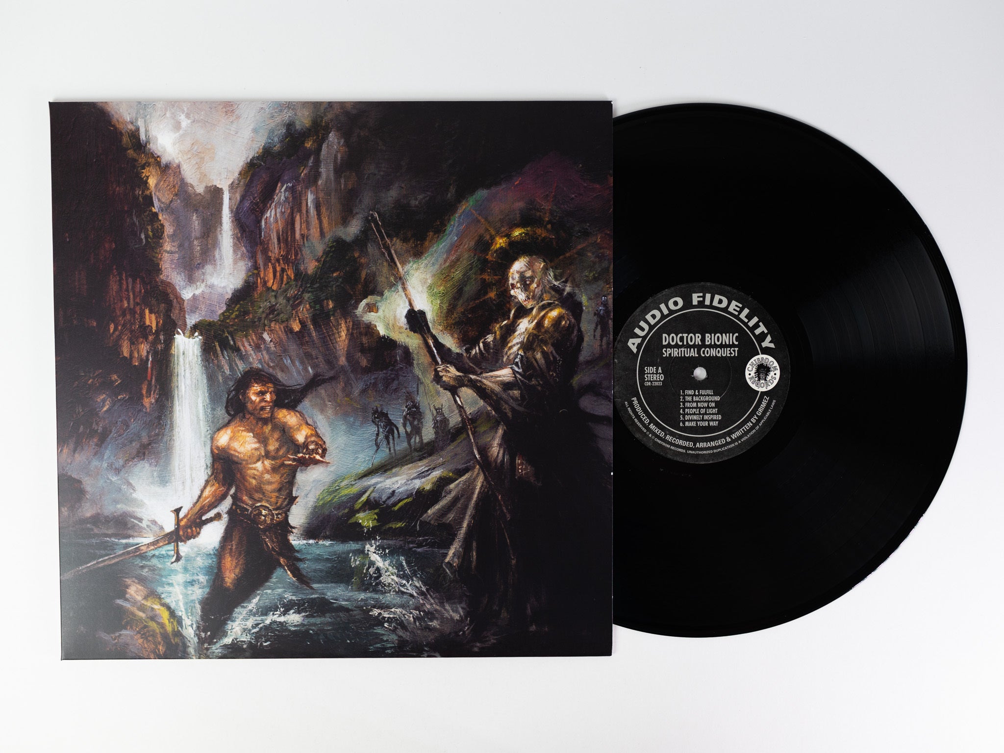 Doctor Bionic Spiritual Conquest LP vinyle transparent instrumental