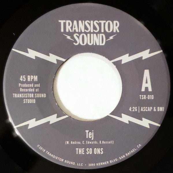 The So Ons Tej 45T vinyle noir afro soul
