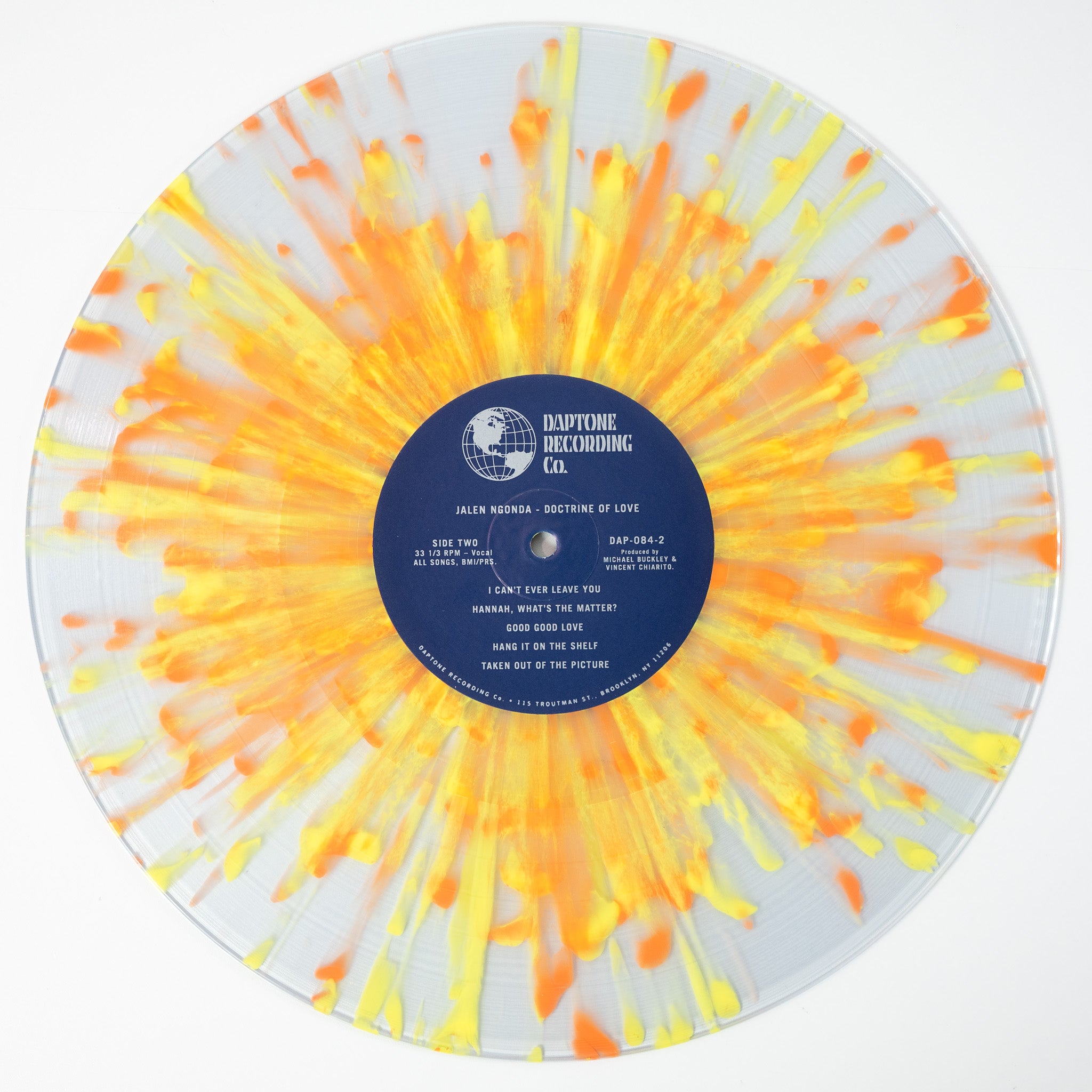 Jalen Ngonda Doctrine Of Love LP splatter orange 1000 ex