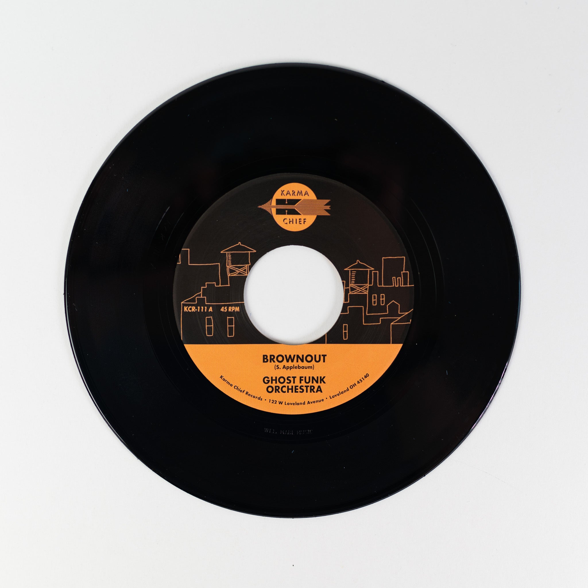 Ghost Funk Orchestra Brownout 45 tours vinyle rouge 7"