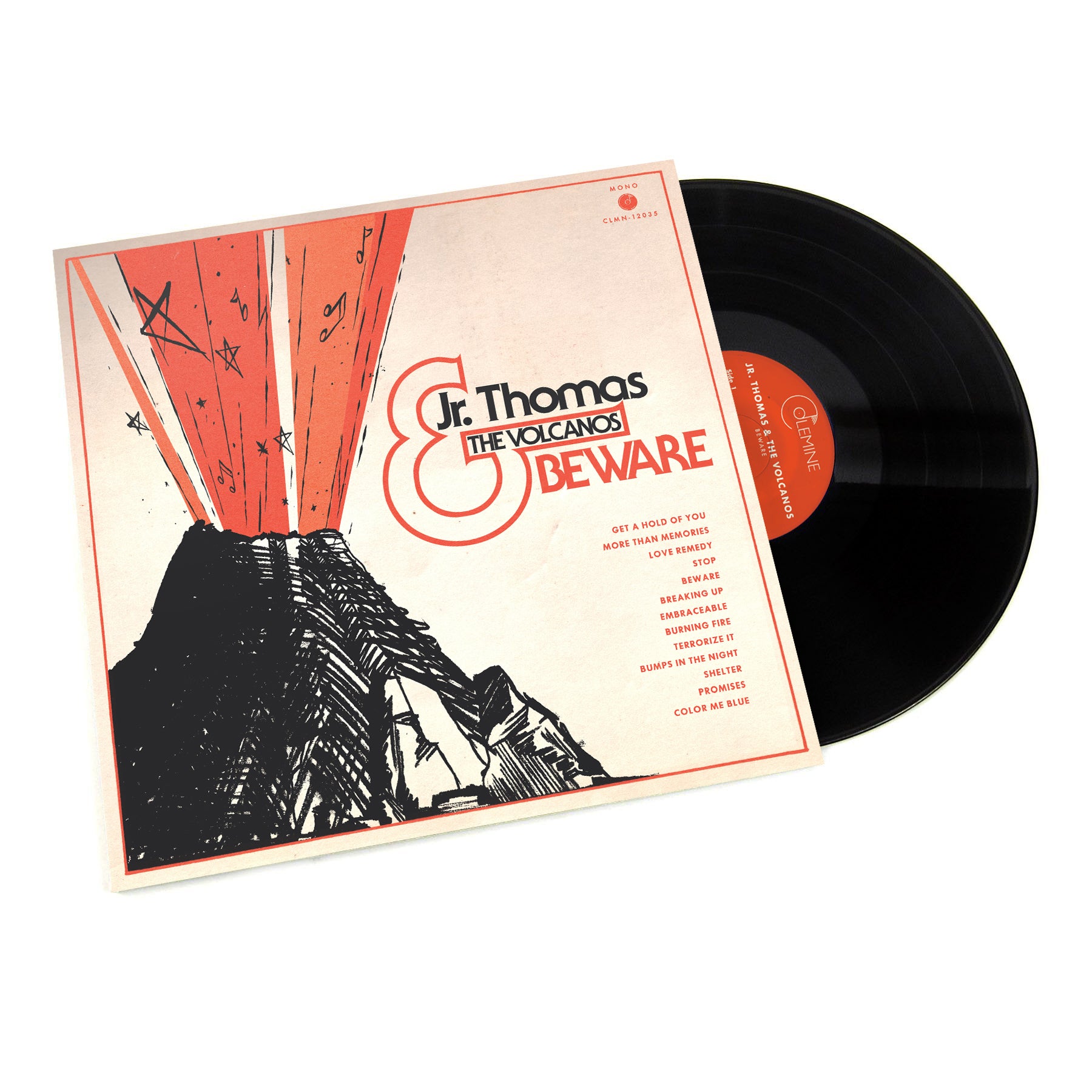 Jr. Thomas & The Volcanos Beware LP vinyle noir reggae