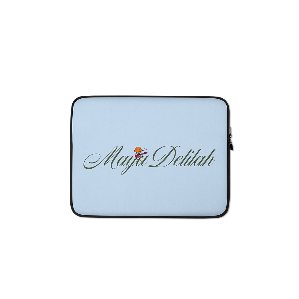 Maya Delilah Script housse laptop 13 pouces néoprène