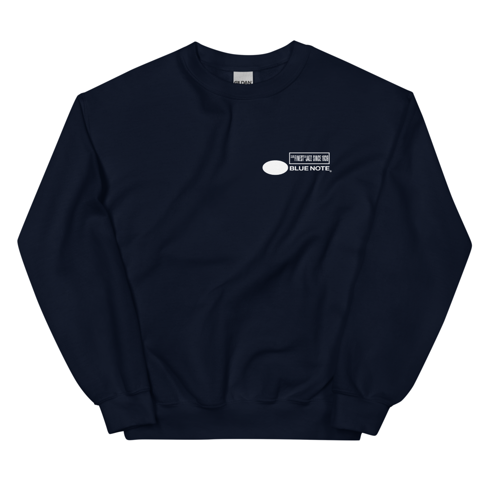 Blue Note Merch Finest Logo Sweat col rond noir coton