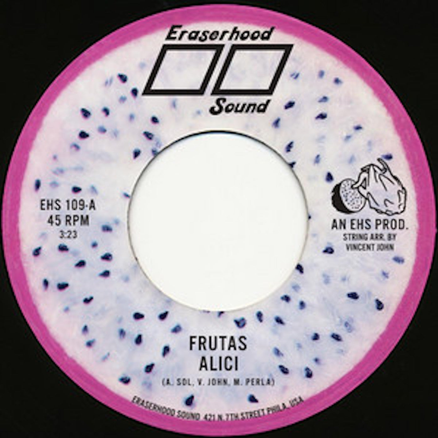Alici Frutas 45 tours vinyle rose 7 pouces