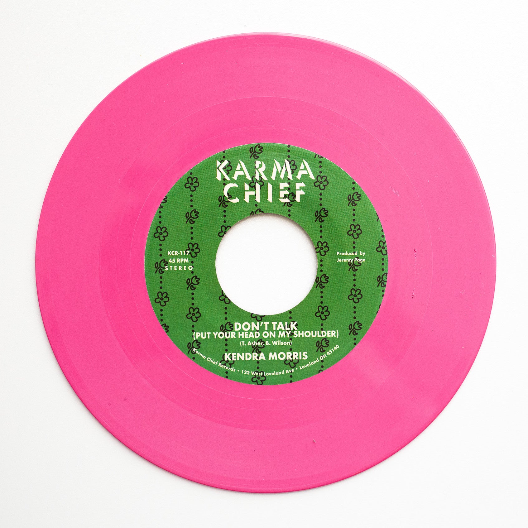 Gabbard Morris Don't Talk vinyle 45 tours rose
