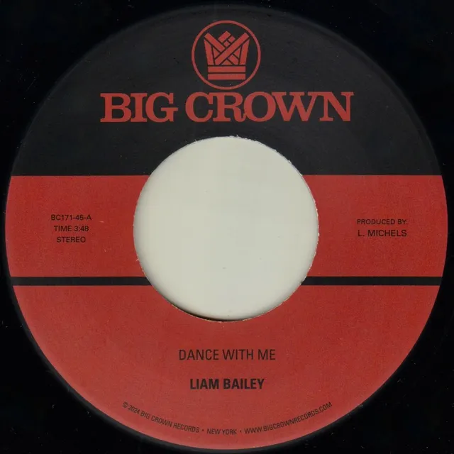 Big Crown Liam Bailey Dance With Me 45 tours single reggae