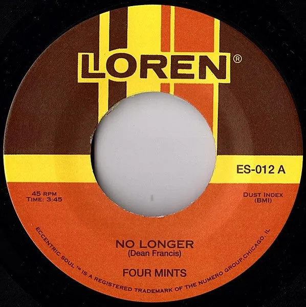 Friends of Colemine Four Mints No Longer 45 tours soul