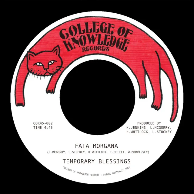 Temporary Blessings Fata Morgana 45 tours vinyle noir soul