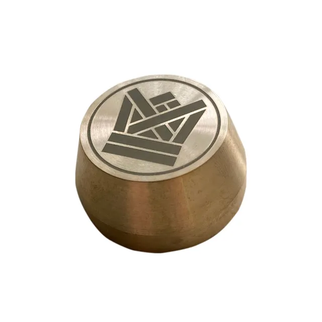 Big Crown 45 Adapter adaptateur vinyle bronze acier 147 g