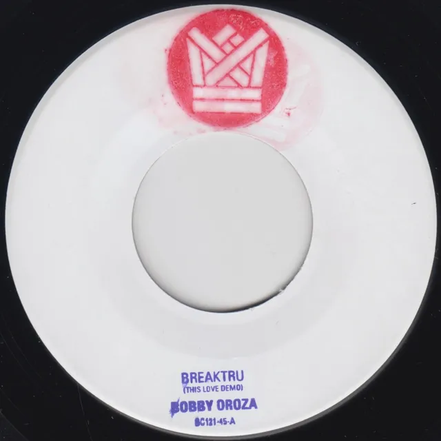 Big Crown Records Breaktru 45 tours vinyle rouge