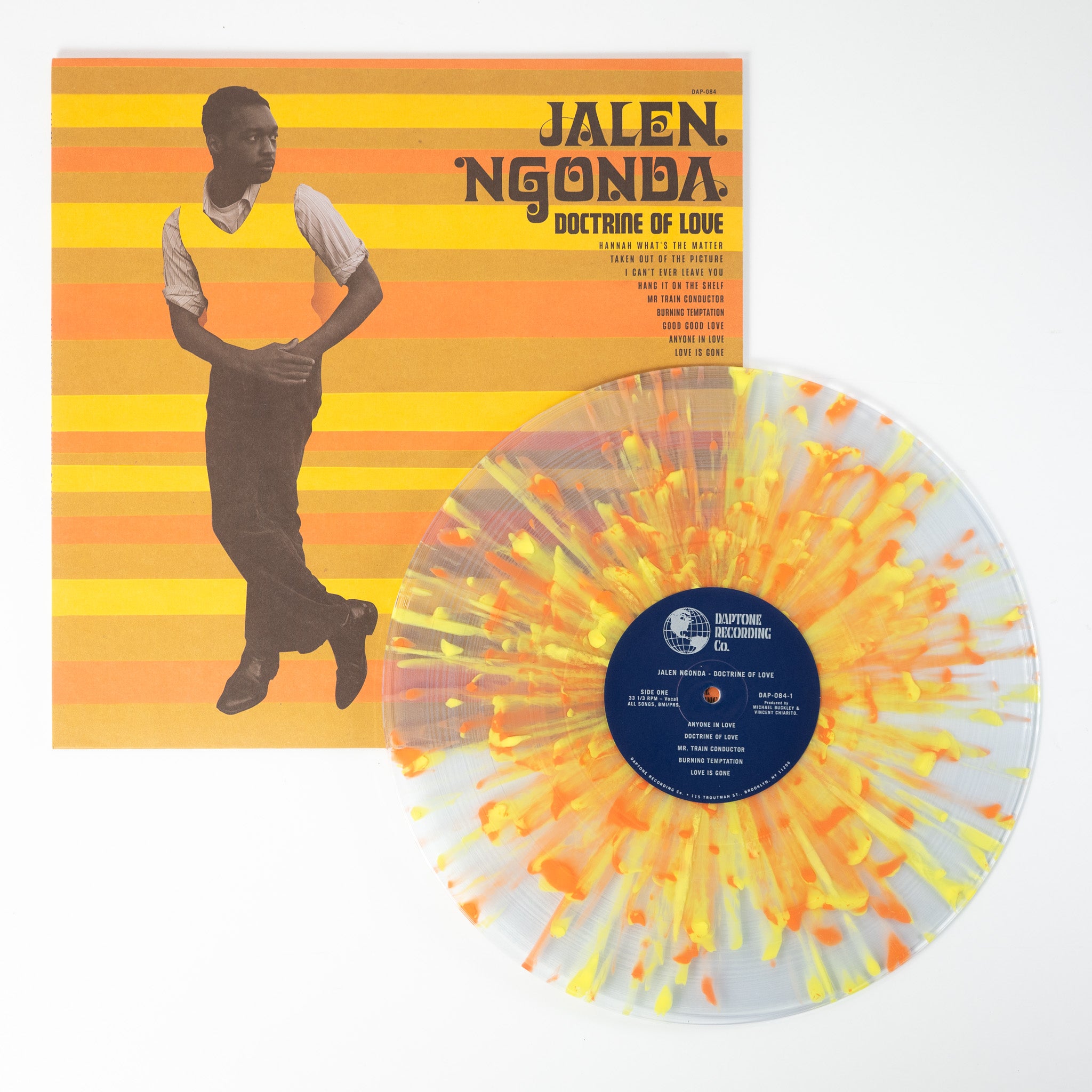 Jalen Ngonda Doctrine Of Love LP splatter orange 1000 ex