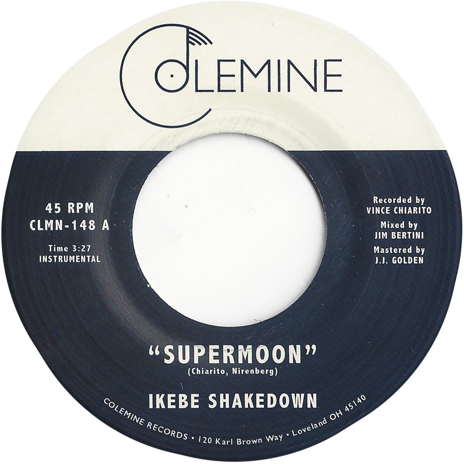 Ikebe Shakedown Supermoon vinyle 7 pouces noir soul ciné