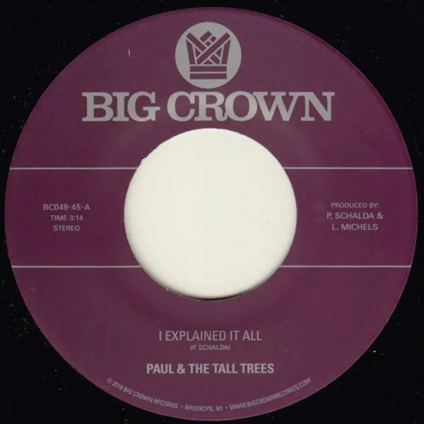 Big Crown Records I Explained It All / Watch Out vinyle 7" soul