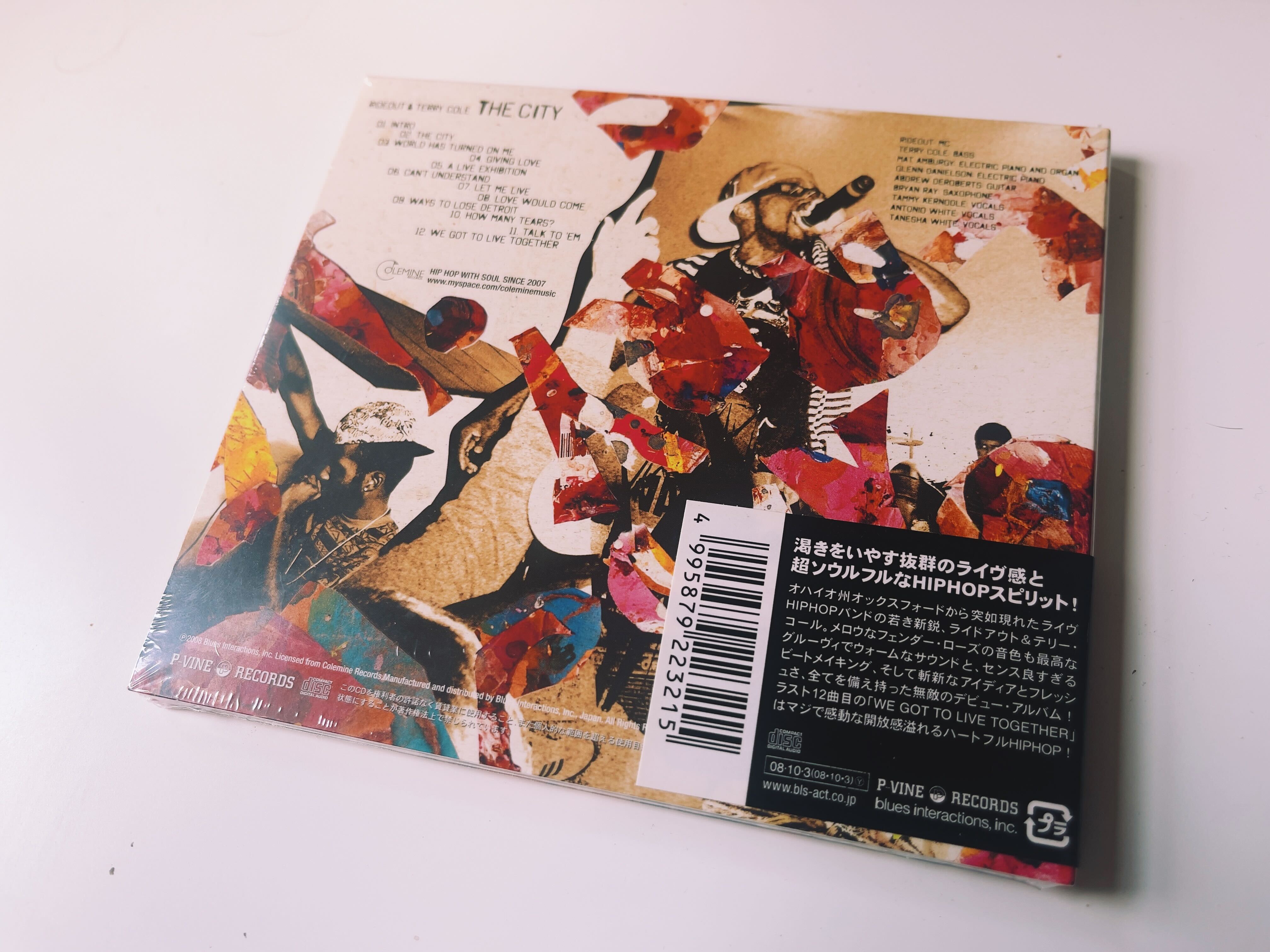 Rideout & Terry Cole The City CD album hip-hop jazz import