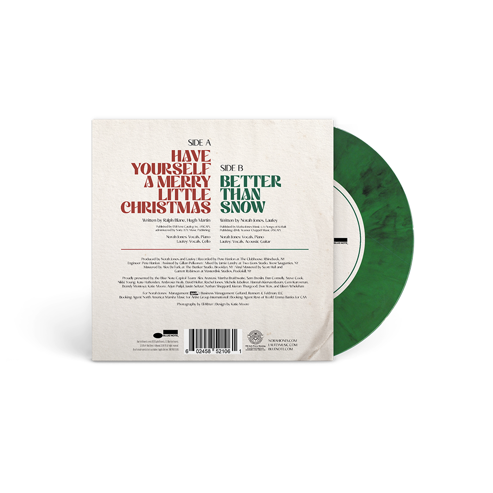 Blue Note Norah Jones Laufey Christmas With You Vinyle 7" noir