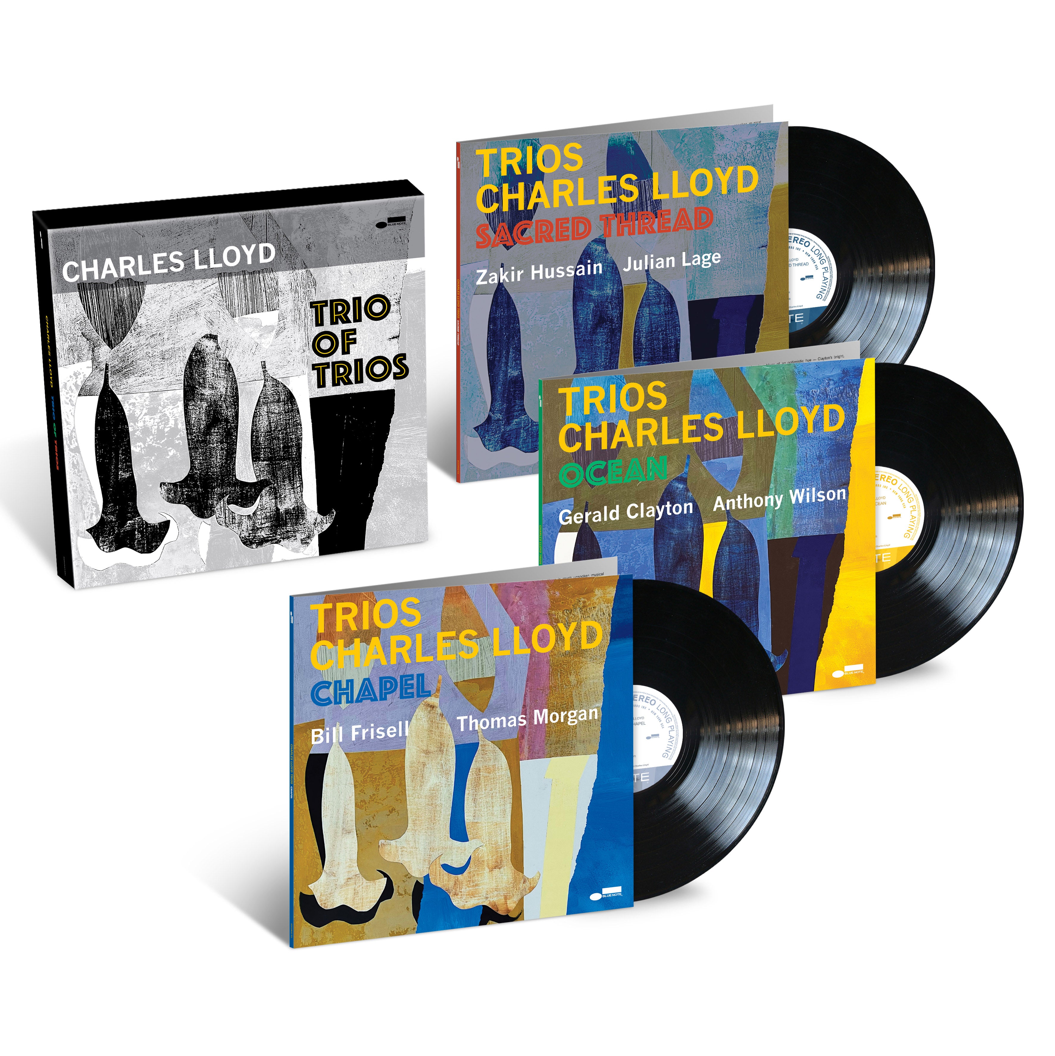 Blue Note Charles Lloyd Trio of Trios Coffret 3 vinyles sax