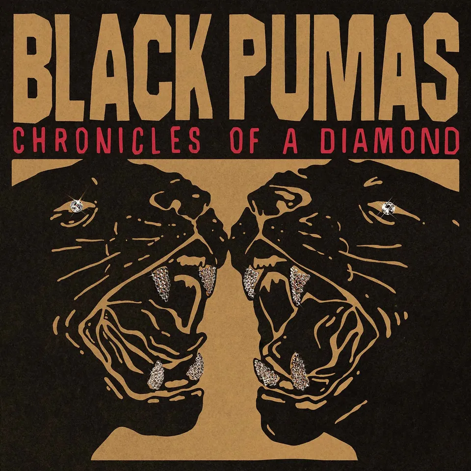 Black Pumas Chronicles Of A Diamond LP vinyle rouge soul psyché