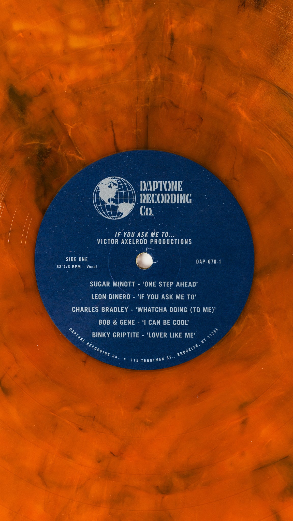 Victor Axelrod If You Ask Me To Vinyle LP orange reggae