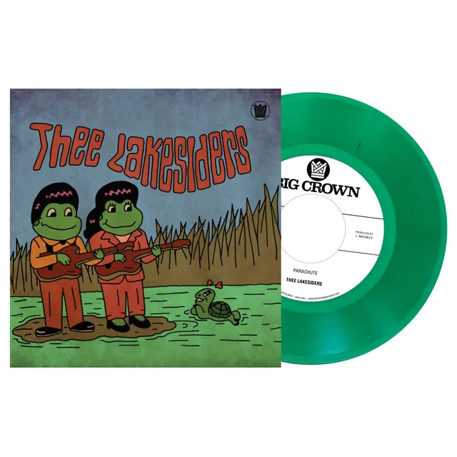 Thee Lakesiders Parachute 45 tours vinyle vert transparent