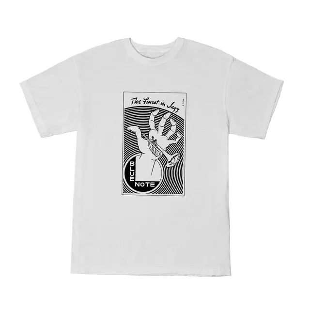 Blue Note Merch Catalog T-Shirt coton blanc et noir