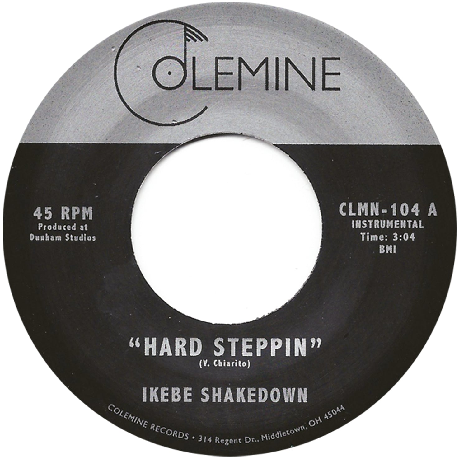 Ikebe Shakedown Hard Steppin' 45 tours vinyle 7" noir