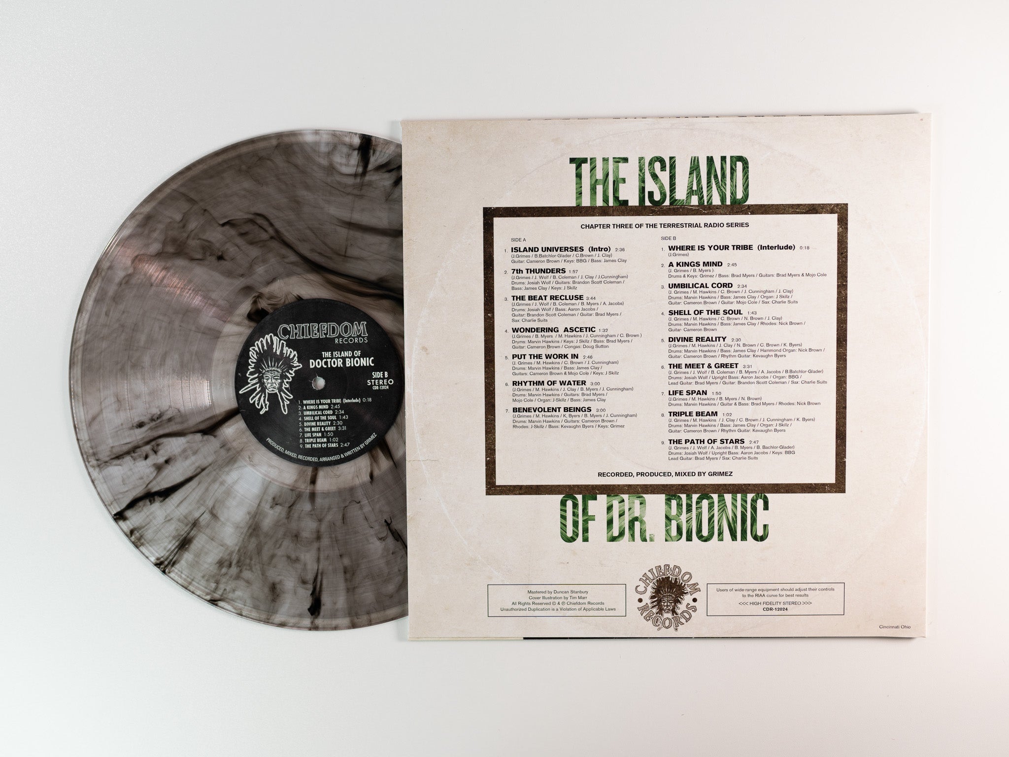 Doctor Bionic Island Of Doctor Bionic LP vinyle noir instrumental