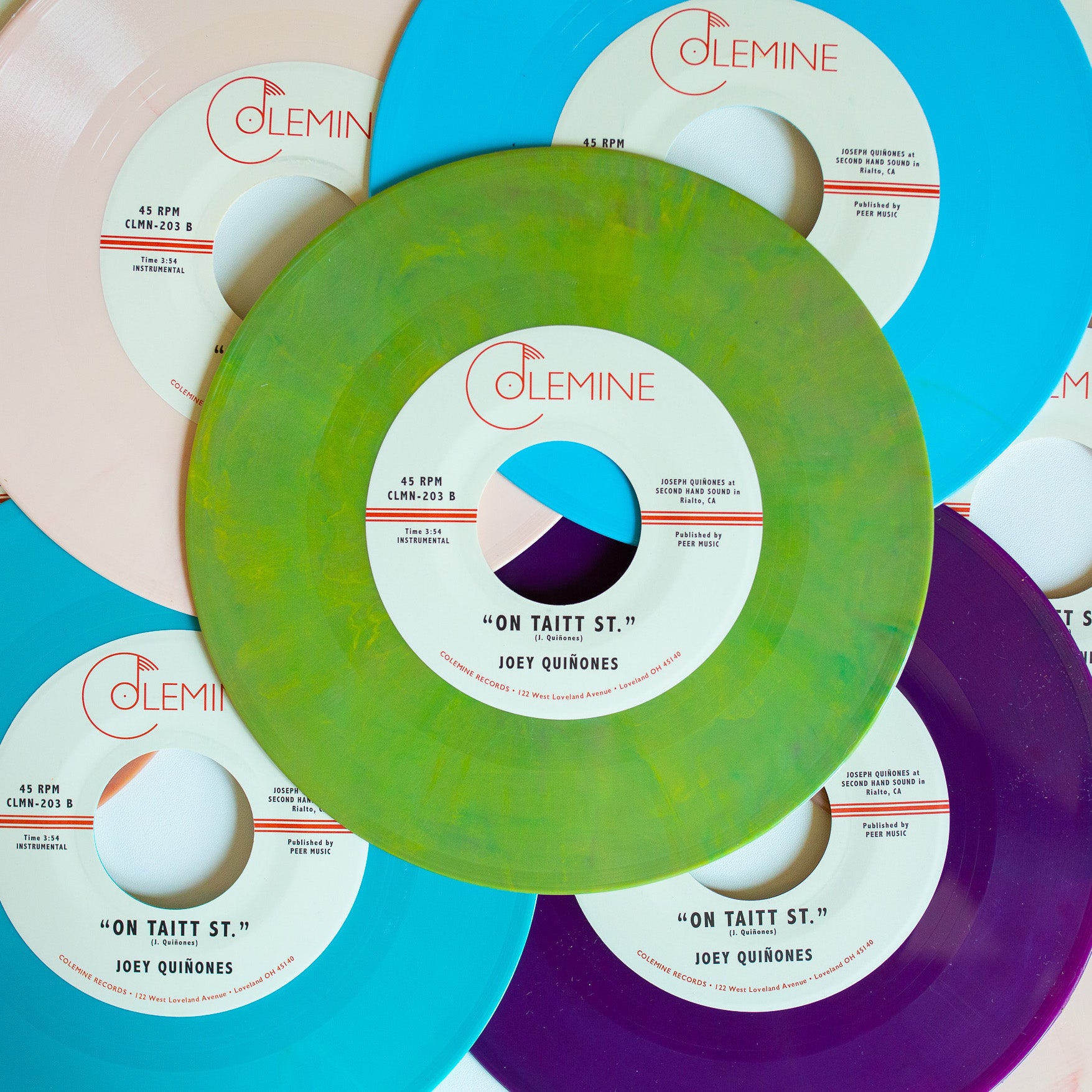 Joey Quiñones For You 45 tours vinyle couleur soul reggae