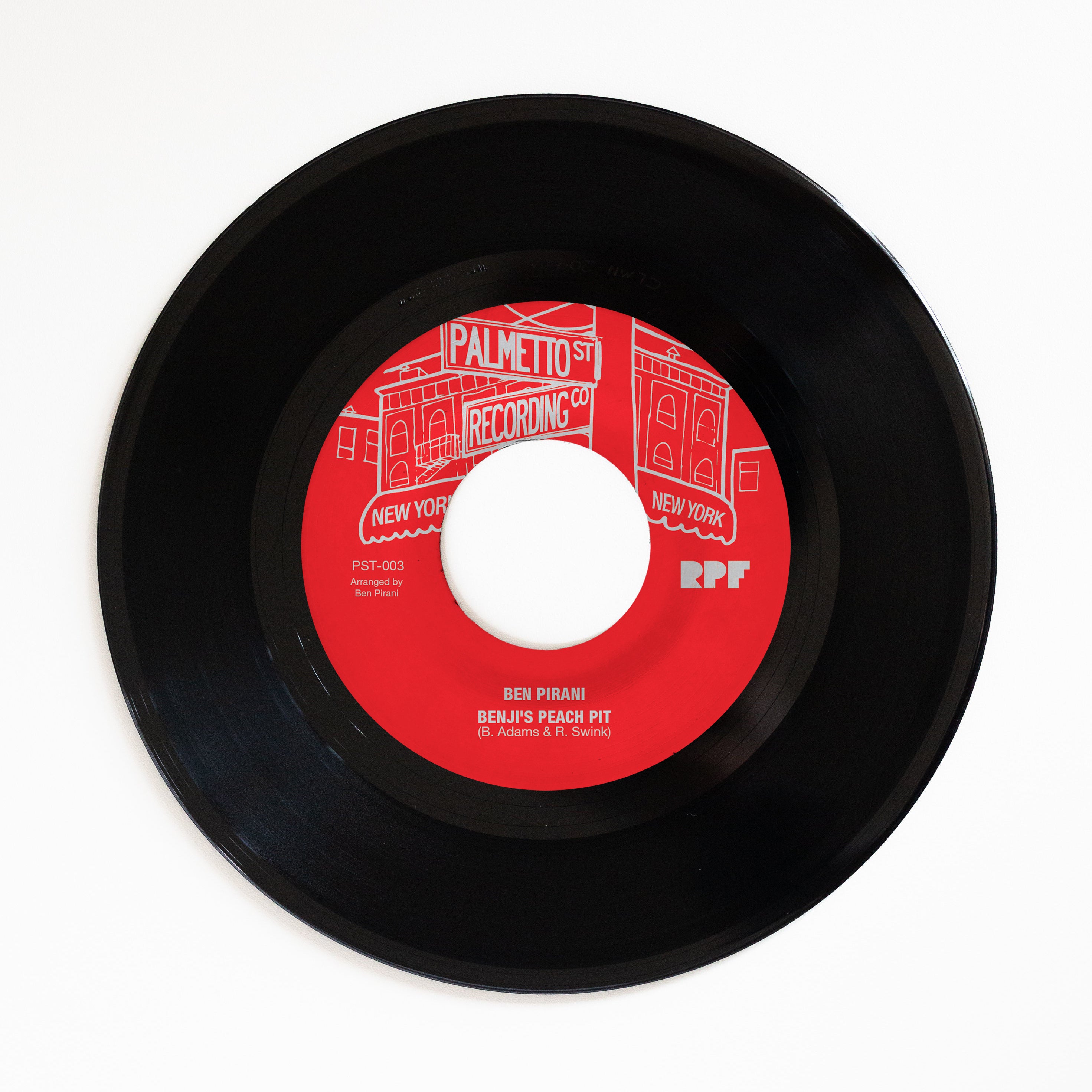 Ben Pirani Benji's Peach Pit 45 tours vinyle noir