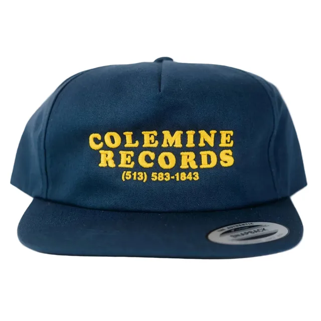 Colemine Phone Number casquette snapback bleu marine brodée