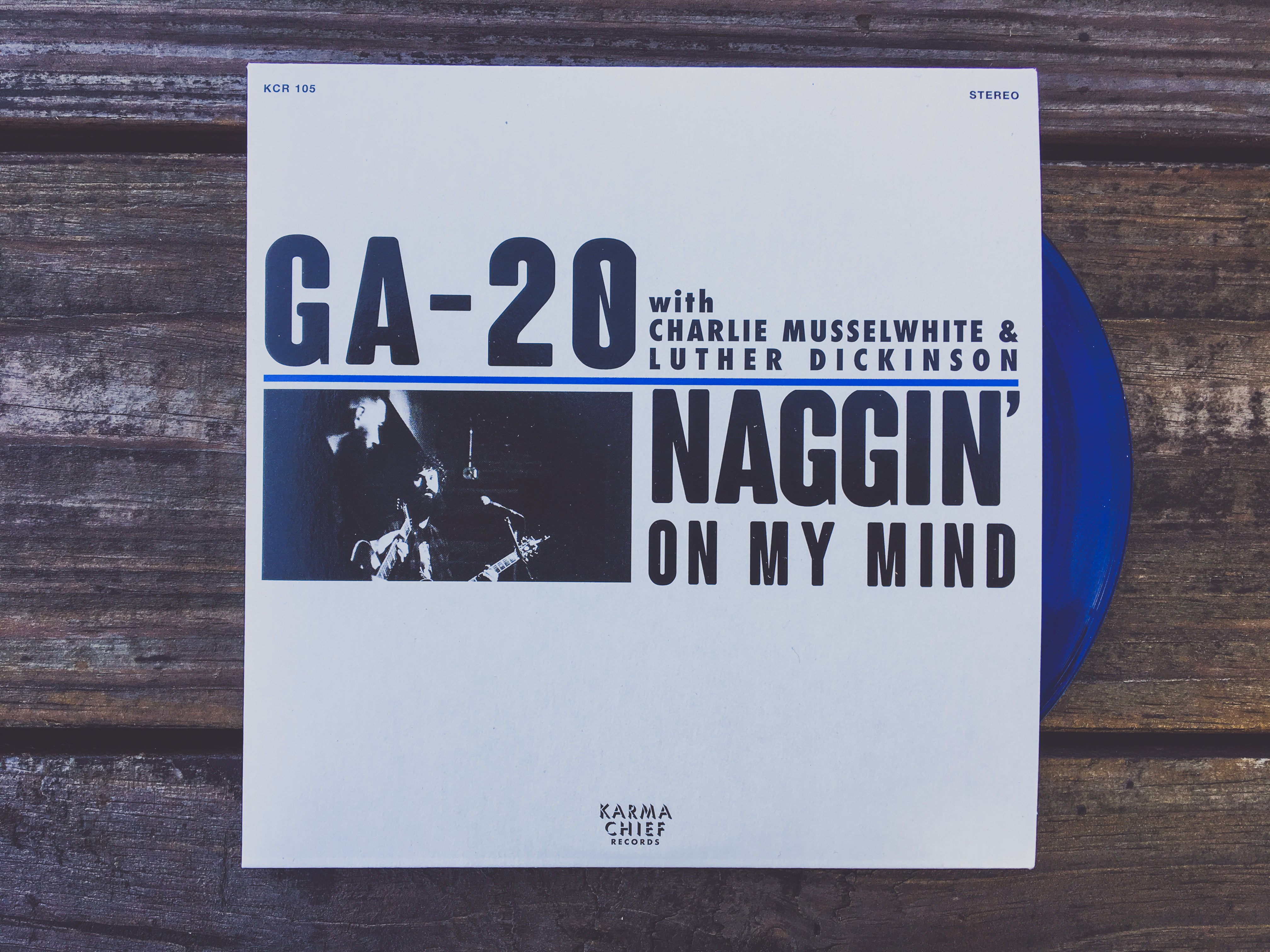 GA-20 Naggin' On My Mind 45 tours vinyle blue