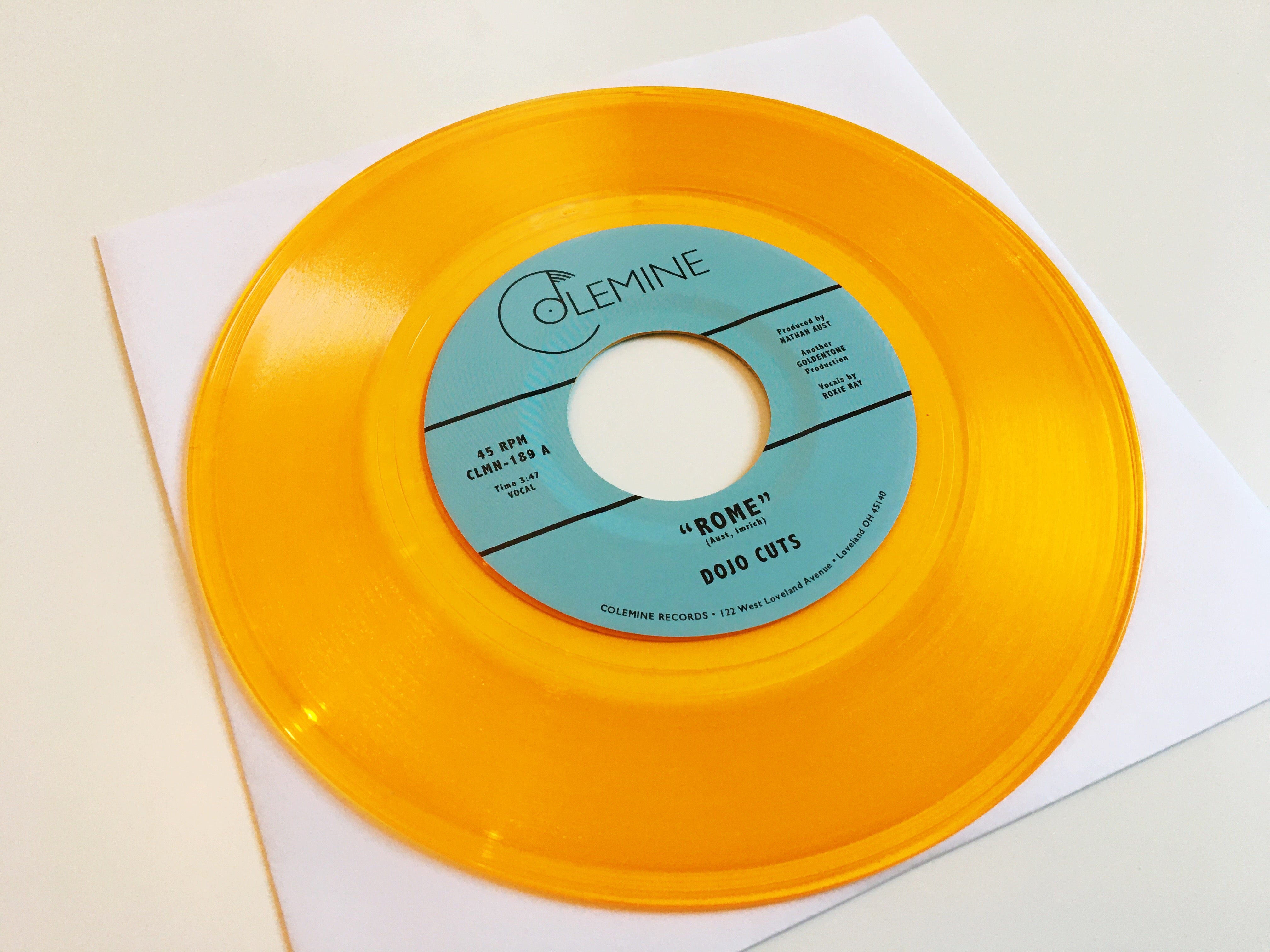 Dojo Cuts Rome vinyle 7" gold sweet soul CLMN-189