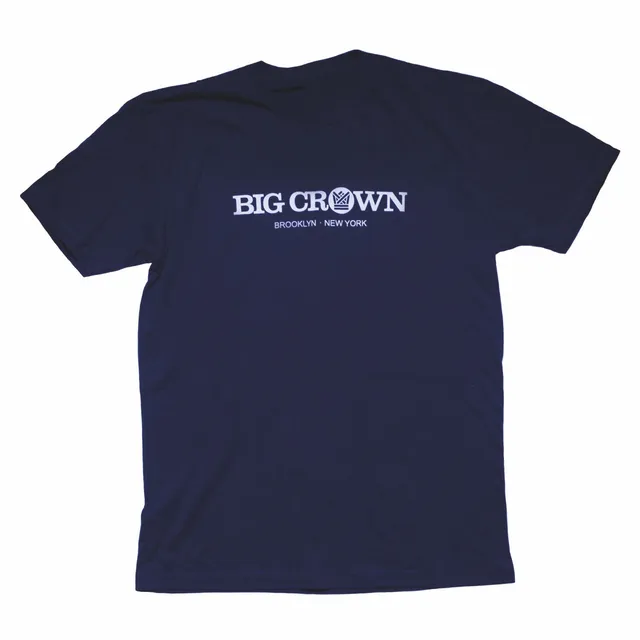 Big Crown Records Logo t-shirt navy bleu marine