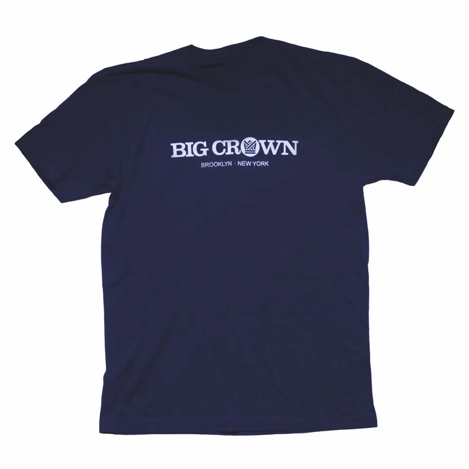 Big Crown Records Logo t-shirt navy bleu marine